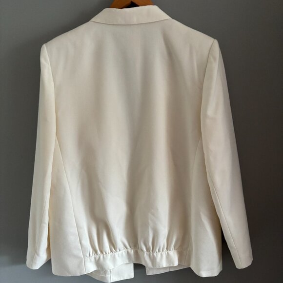 Vintage 80s Cream Blazer - Picture 3 of 10